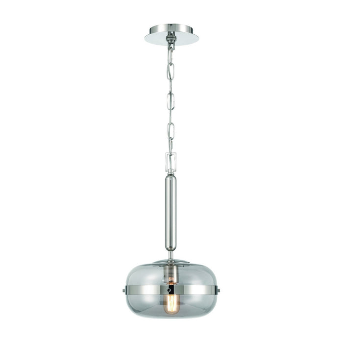 Eurofase 37196-024 One Light Pendant, Polished Nickel