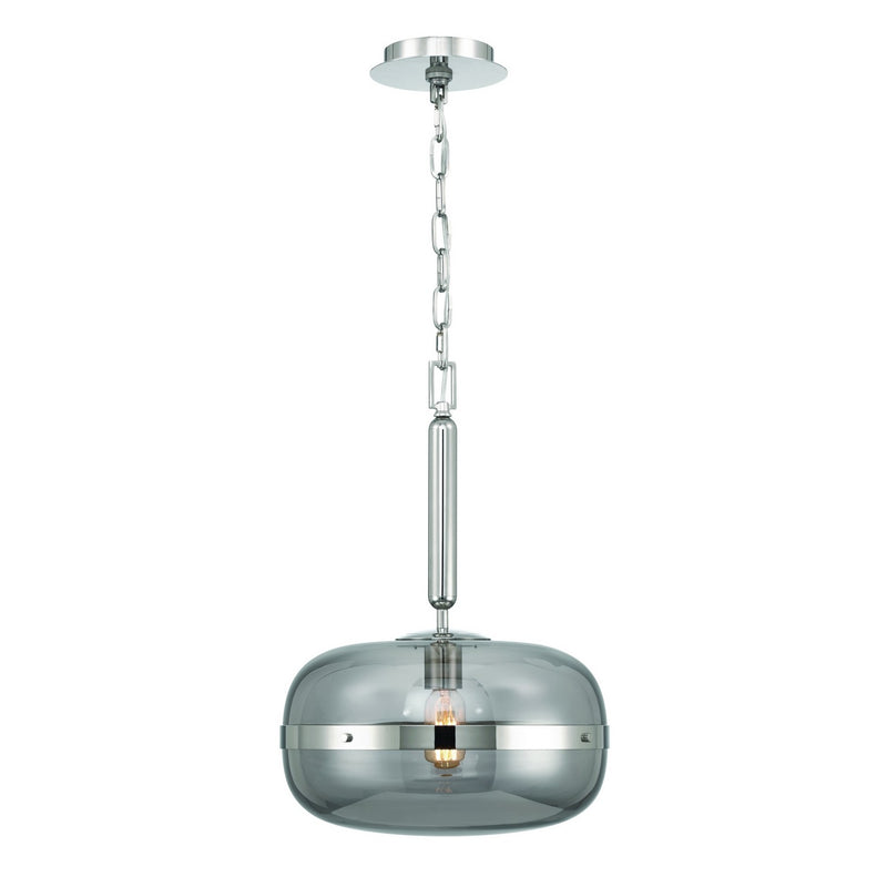 Eurofase 37197-021 One Light Pendant, Polished Nickel