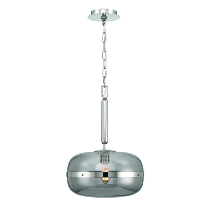Eurofase 37197-021 One Light Pendant, Polished Nickel