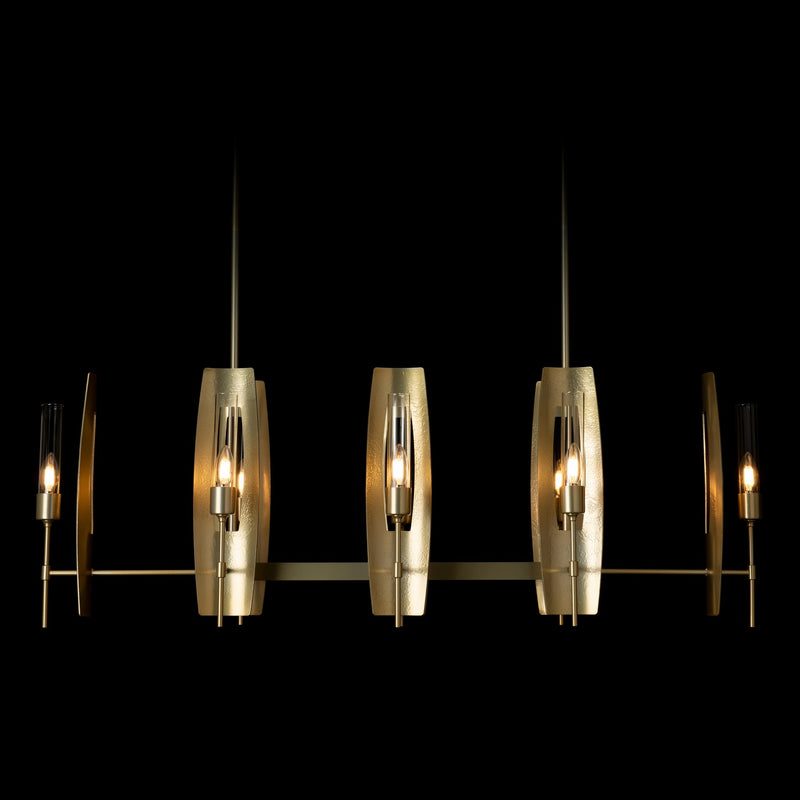 Hubbardton Forge 131080-SKT-MULT-89-ZM0611 Eight Light Pendant, Ink