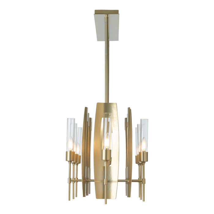 Hubbardton Forge 131080-SKT-MULT-89-ZM0611 Eight Light Pendant, Ink