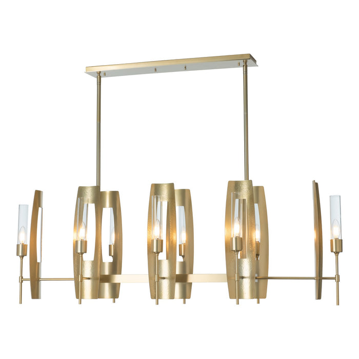 Hubbardton Forge 131080-SKT-MULT-89-ZM0611 Eight Light Pendant, Ink