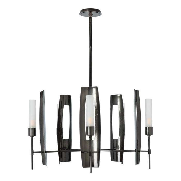 Hubbardton Forge 131081-SKT-MULT-89-FD0611 Five Light Pendant, Ink