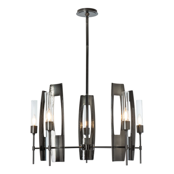 Hubbardton Forge 131081-SKT-MULT-89-ZM0611 Five Light Pendant, Ink