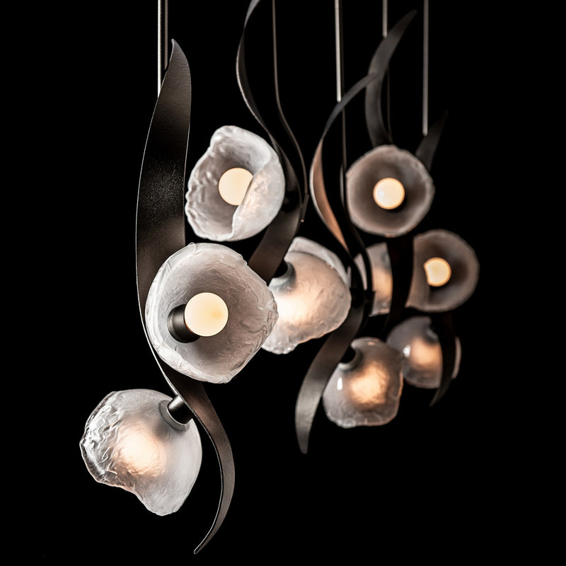 Hubbardton Forge 131098-SKT-MULT-14-FD0791 Ten Light Pendant, Oil Rubbed Bronze