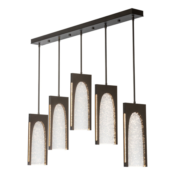 Hubbardton Forge 131540-LED-MULT-14-II0787 LED Pendant, Oil Rubbed Bronze