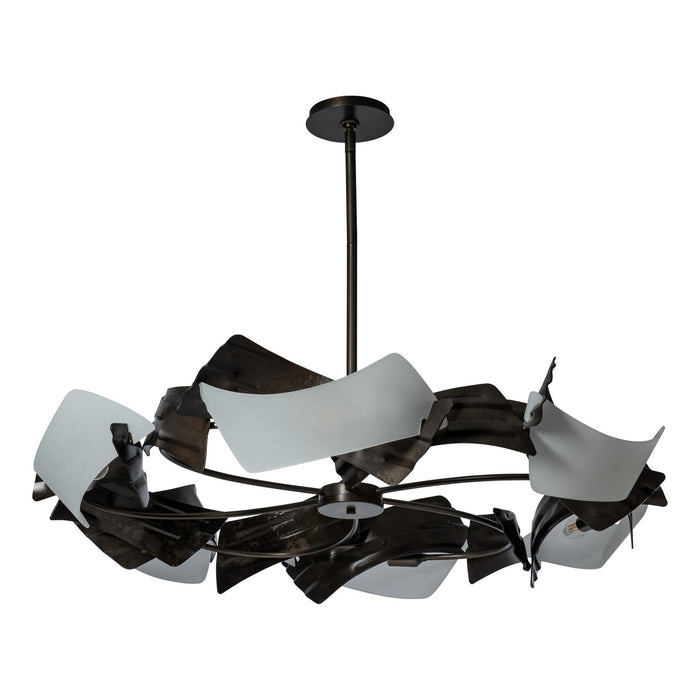 Hubbardton Forge 132161-SKT-MULT-07-FD0790 Six Light Pendant, Dark Smoke