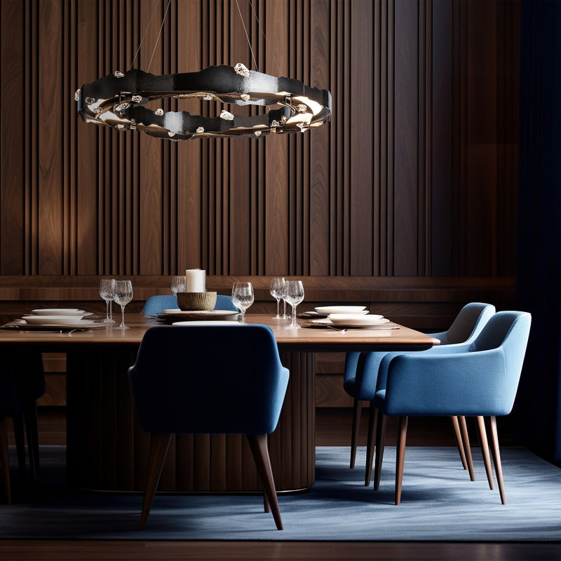 Hubbardton Forge 139861-LED-STND-89-CR LED Pendant, Ink