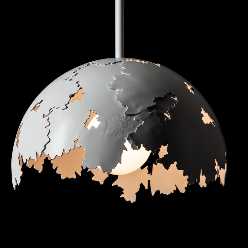 Hubbardton Forge 181072-SKT-MULT-02 One Light Pendant, White