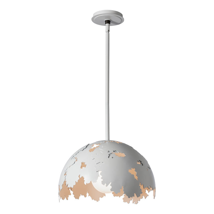 Hubbardton Forge 181072-SKT-MULT-02 One Light Pendant, White