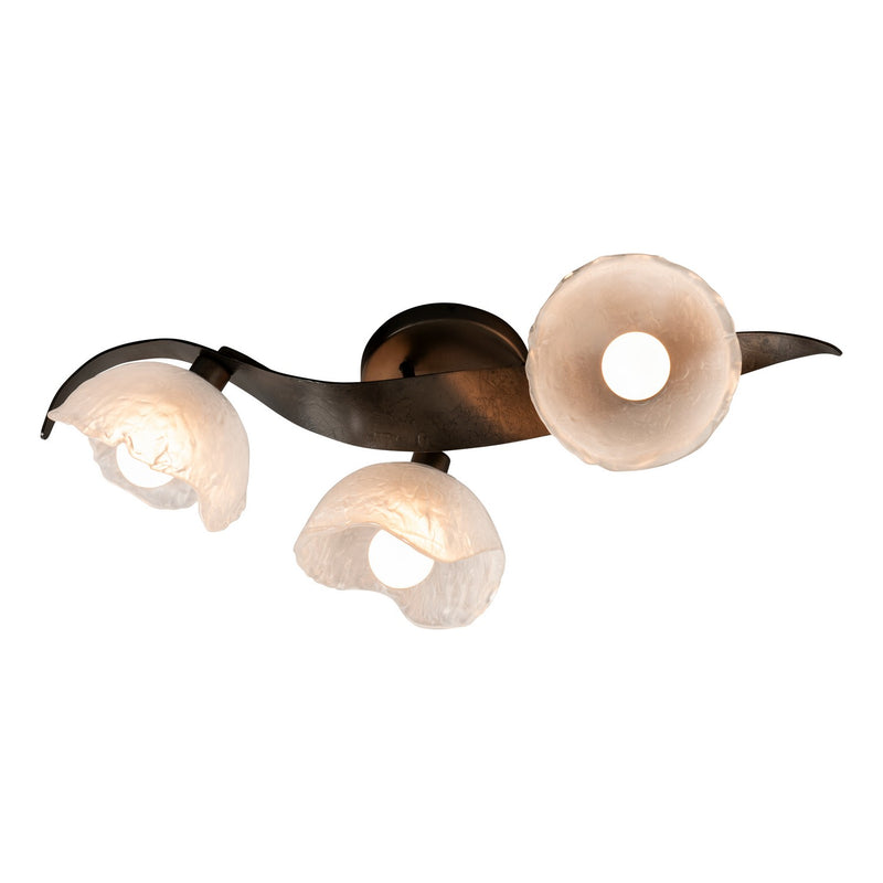 Hubbardton Forge 201060-SKT-07-FD0791 LED Wall Sconce/Semi-Flush, Dark Smoke