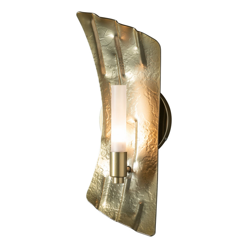 Hubbardton Forge 201062-SKT-86-FD0462 LED Wall Sconce, Modern Brass