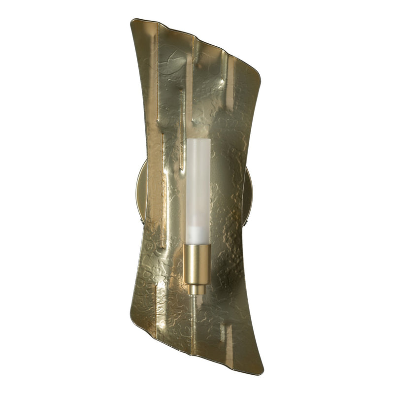 Hubbardton Forge 201062-SKT-86-FD0462 LED Wall Sconce, Modern Brass