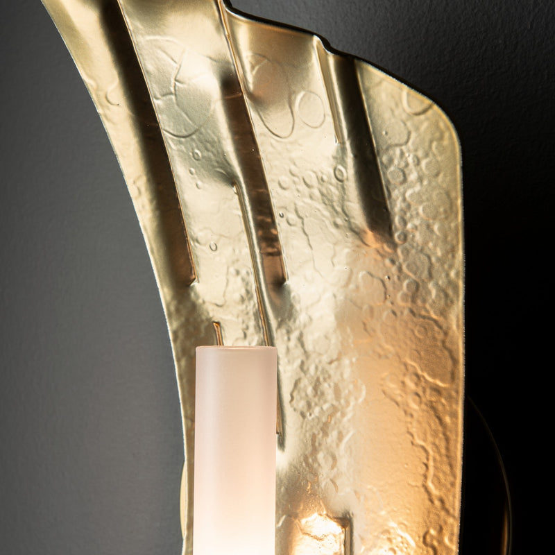 Hubbardton Forge 201062-SKT-86-FD0462 LED Wall Sconce, Modern Brass