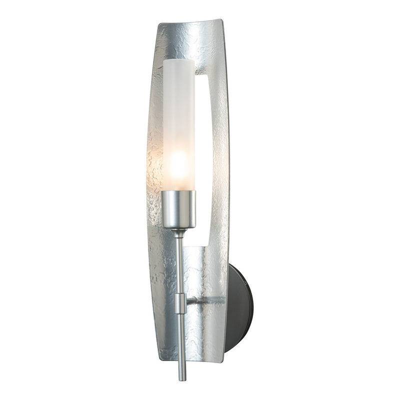 Hubbardton Forge 201080-SKT-85-FD0611 One Light Wall Sconce, Sterling