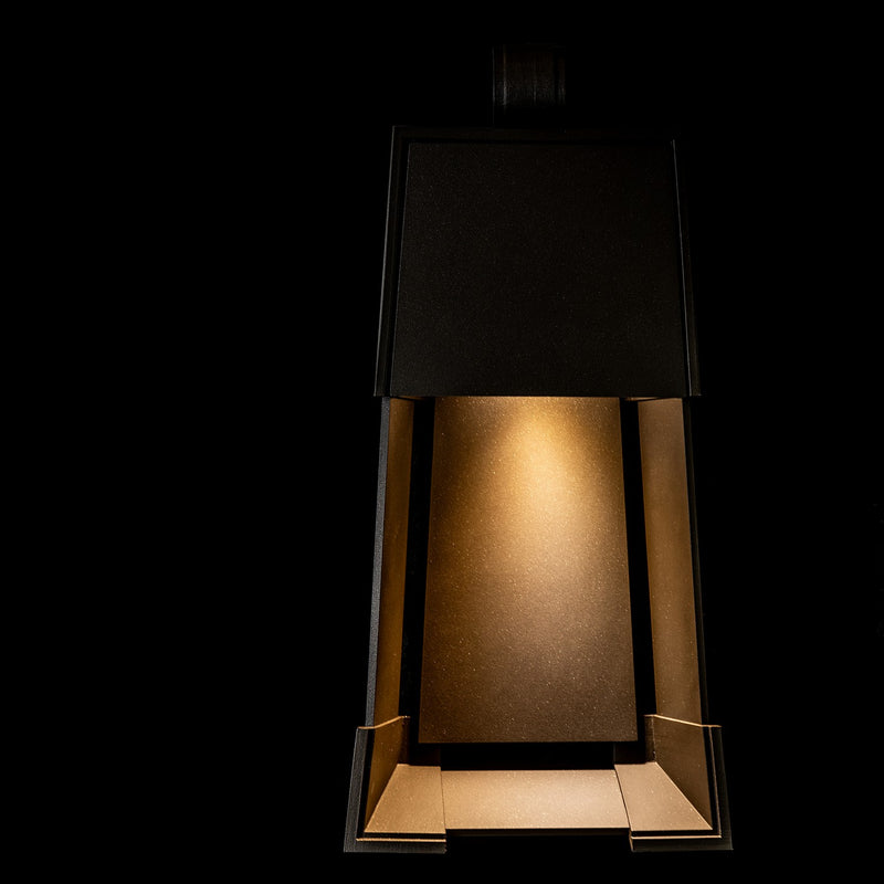 Hubbardton Forge 302038-SKT-14-14 One Light Outdoor Wall Sconce, Oil Rubbed Bronze