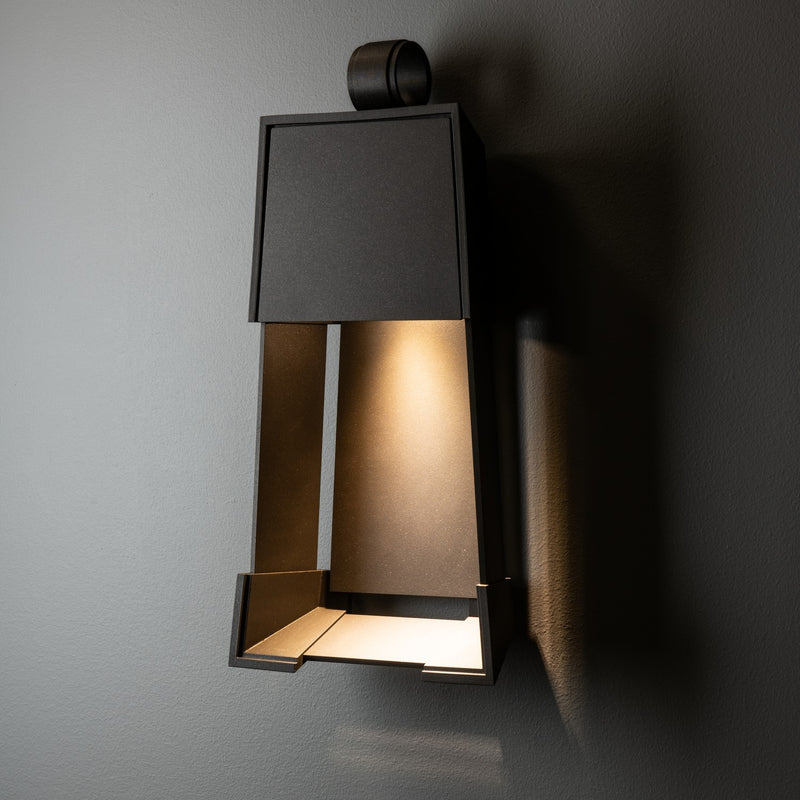 Hubbardton Forge 302038-SKT-14-14 One Light Outdoor Wall Sconce, Oil Rubbed Bronze
