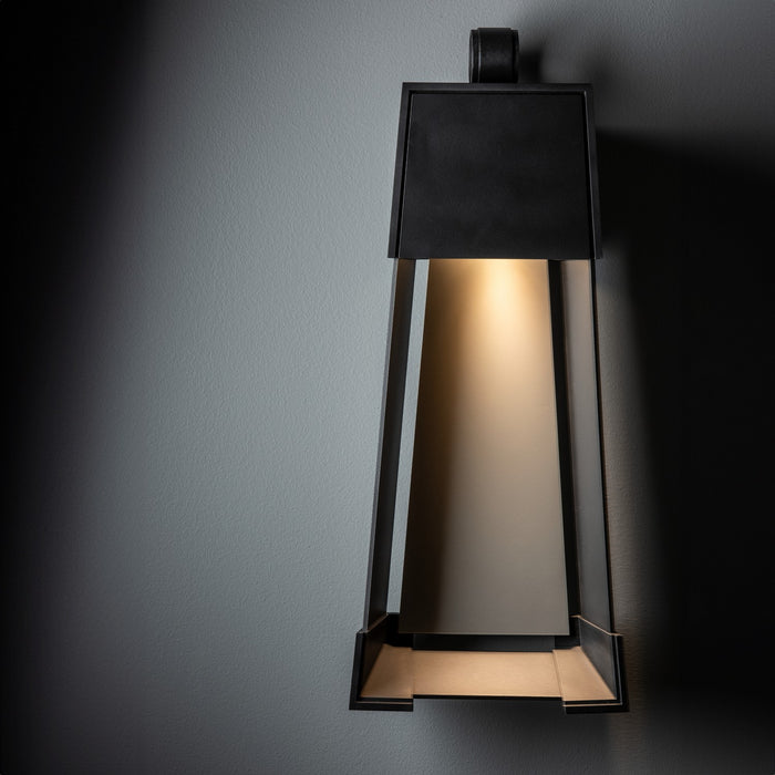 Hubbardton Forge 302039-SKT-80-78 One Light Outdoor Wall Sconce, Coastal Black