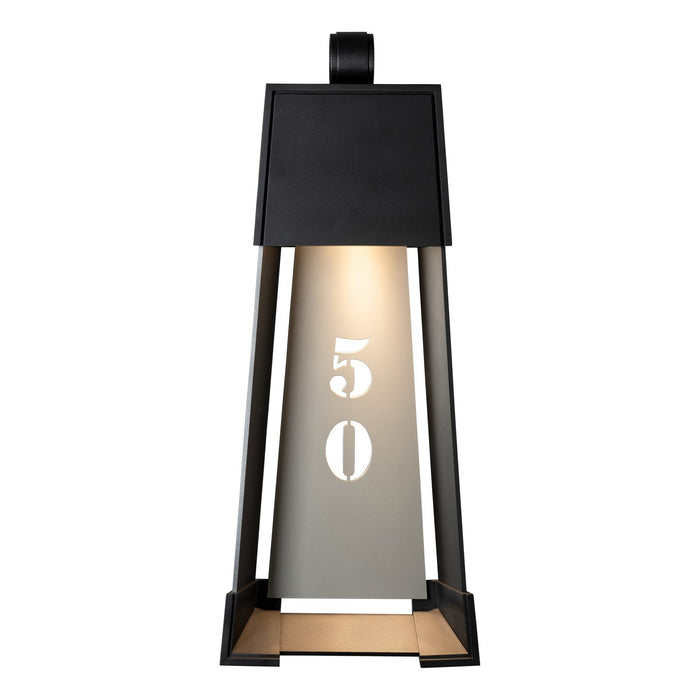 Hubbardton Forge 302039-SKT-80-78 One Light Outdoor Wall Sconce, Coastal Black