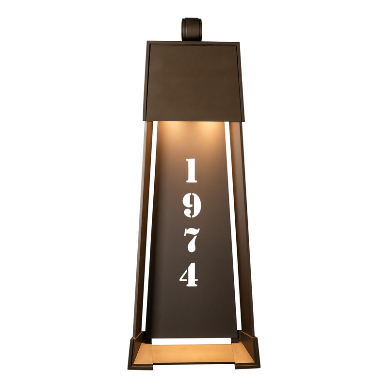 Hubbardton Forge 302040-SKT-75-77 Two Light Outdoor Wall Sconce, Coastal Bronze