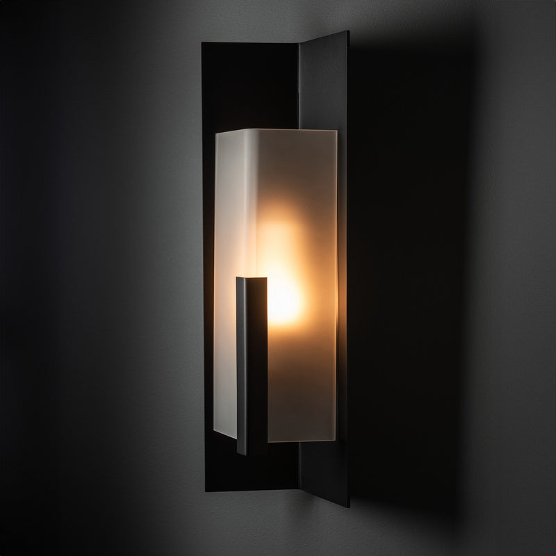Hubbardton Forge 302046-SKT-80-FD0793 One Light Outdoor Wall Sconce, Coastal Black