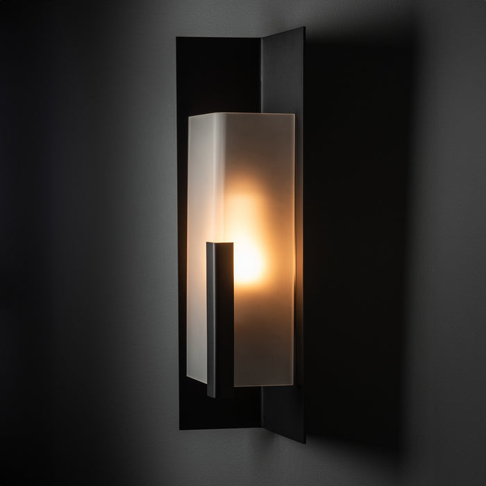Hubbardton Forge 302046-SKT-80-FD0793 One Light Outdoor Wall Sconce, Coastal Black