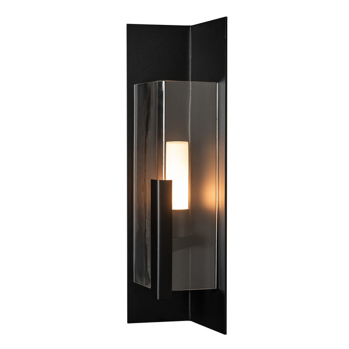 Hubbardton Forge 302046-SKT-80-ZM0793 One Light Outdoor Wall Sconce, Coastal Black