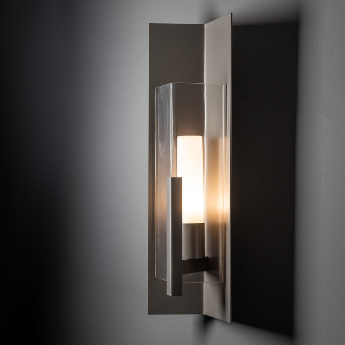 Hubbardton Forge 302047-SKT-78-ZM0794 One Light Outdoor Wall Sconce, Coastal Burnished Steel