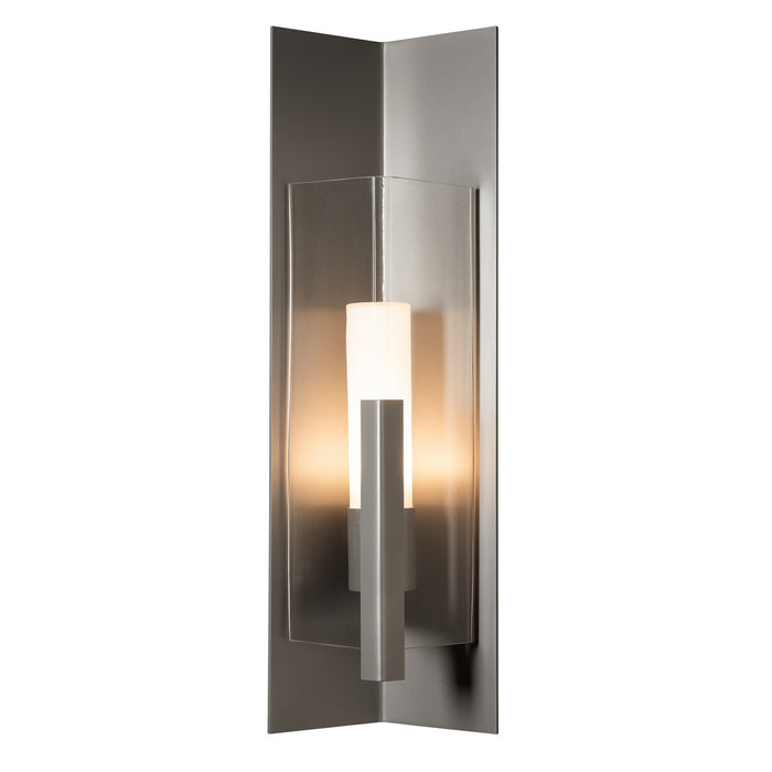 Hubbardton Forge 302047-SKT-78-ZM0794 One Light Outdoor Wall Sconce, Coastal Burnished Steel