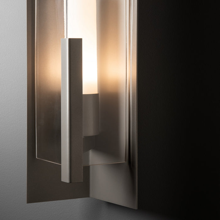 Hubbardton Forge 302047-SKT-78-ZM0794 One Light Outdoor Wall Sconce, Coastal Burnished Steel