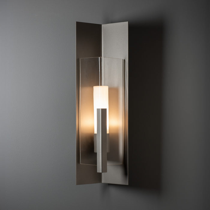 Hubbardton Forge 302047-SKT-78-ZM0794 One Light Outdoor Wall Sconce, Coastal Burnished Steel
