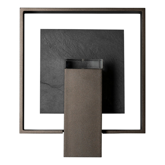 Hubbardton Forge 302602-SKT-14-SL-ZM0546 One Light Outdoor Wall Sconce, Oil Rubbed Bronze