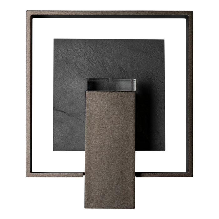 Hubbardton Forge 302602-SKT-14-SL-ZM0546 One Light Outdoor Wall Sconce, Oil Rubbed Bronze