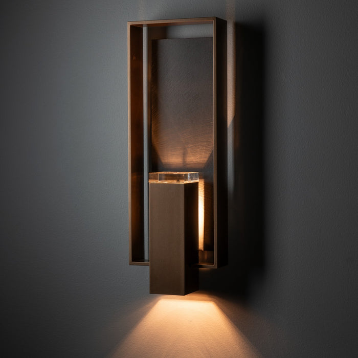 Hubbardton Forge 302604-SKT-75-SL-ZM0546 One Light Outdoor Wall Sconce, Coastal Bronze