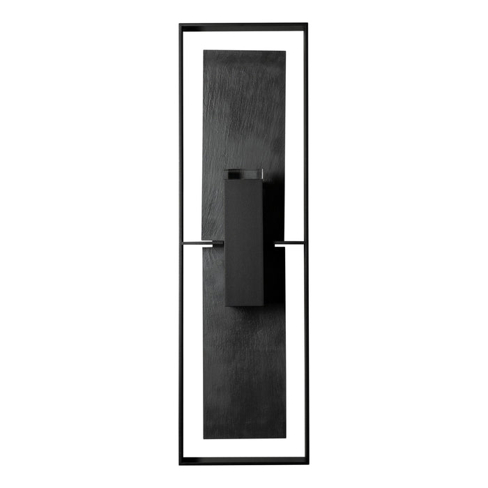 Hubbardton Forge 302606-SKT-80-SL-ZM0546 Two Light Outdoor Wall Sconce, Coastal Black