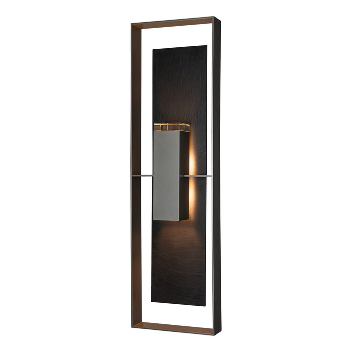 Hubbardton Forge 302609-SKT-78-SL-ZM0736 Two Light Outdoor Wall Sconce, Coastal Burnished Steel