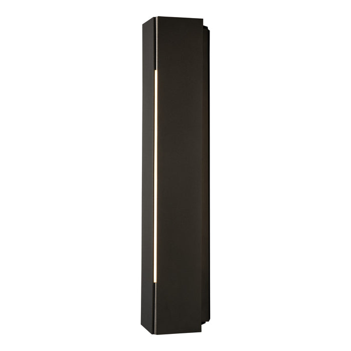 Hubbardton Forge 307650-SKT-14-ZZ0202 Two Light Outdoor Wall Sconce, Oil Rubbed Bronze