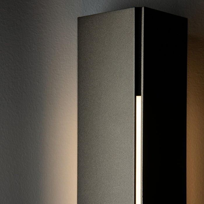 Hubbardton Forge 307650-SKT-14-ZZ0202 Two Light Outdoor Wall Sconce, Oil Rubbed Bronze