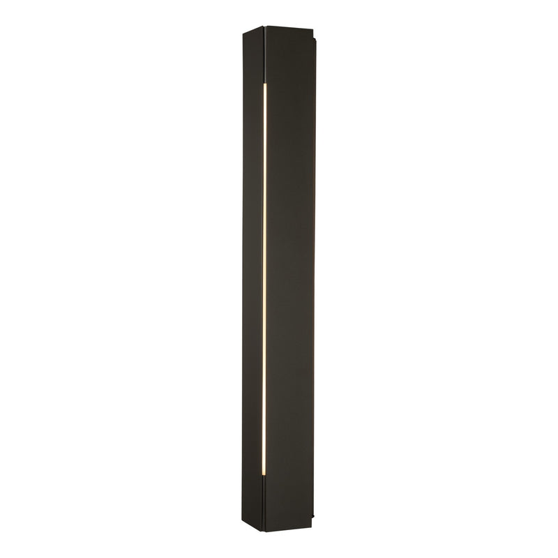 Hubbardton Forge 307651-SKT-77-ZZ0198 Two Light Outdoor Wall Sconce, Coastal Dark Smoke