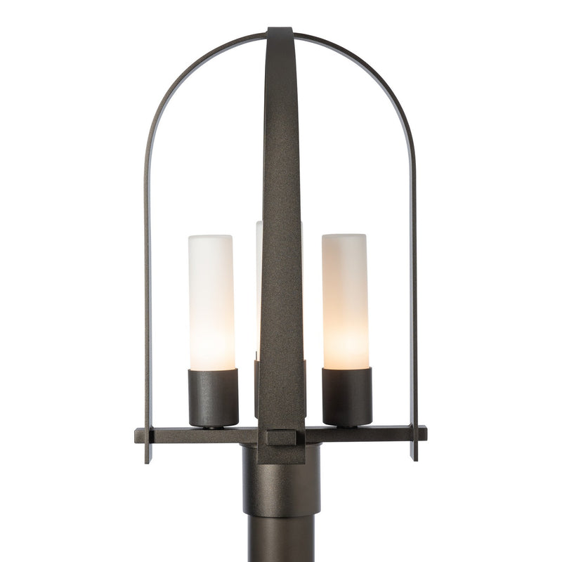 Hubbardton Forge 342030-SKT-14-GG0392 Four Light Outdoor Post Mount, Oil Rubbed Bronze