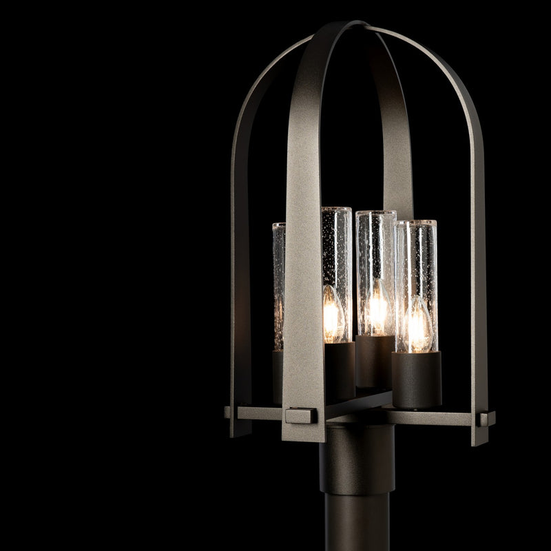 Hubbardton Forge 342030-SKT-14-II0392 Four Light Outdoor Post Mount, Oil Rubbed Bronze