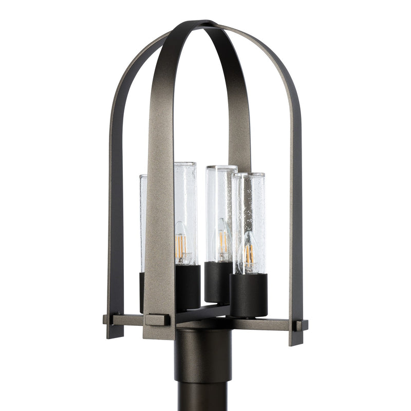 Hubbardton Forge 342030-SKT-14-II0392 Four Light Outdoor Post Mount, Oil Rubbed Bronze