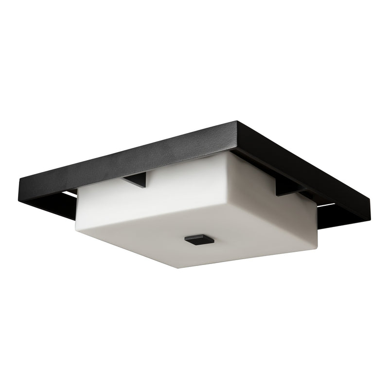 Hubbardton Forge 363102-SKT-80-77-GG0785 Four Light Outdoor Flush Mount, Coastal Black