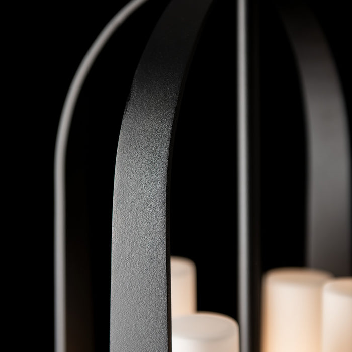 Hubbardton Forge 364030-SKT-MULT-80-GG0392 Four Light Outdoor Lantern, Coastal Black