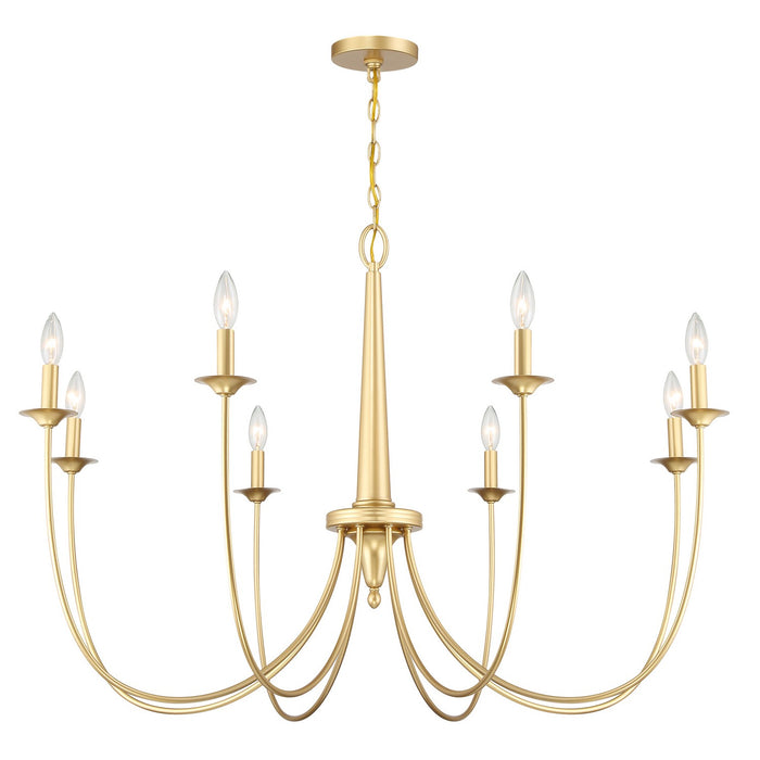 Savoy House 1-1202-8-186 Eight Light Chandelier, French Gold