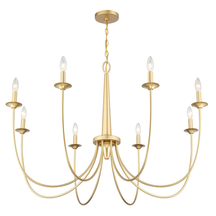 Savoy House 1-1202-8-186 Eight Light Chandelier, French Gold