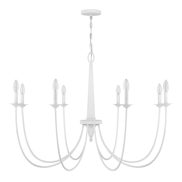 Savoy House 1-1202-8-83 Eight Light Chandelier, Bisque White