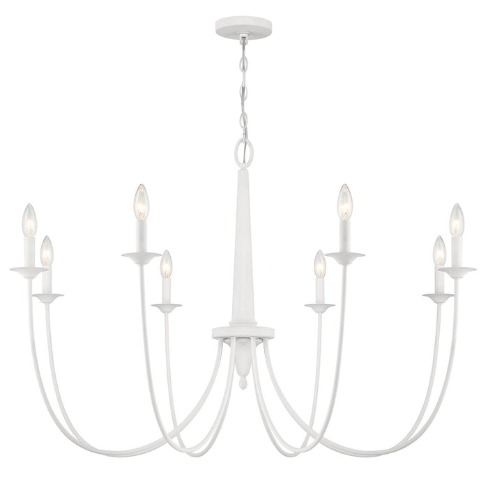 Savoy House 1-1202-8-83 Eight Light Chandelier, Bisque White