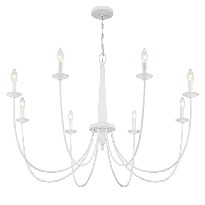 Savoy House 1-1202-8-83 Eight Light Chandelier, Bisque White