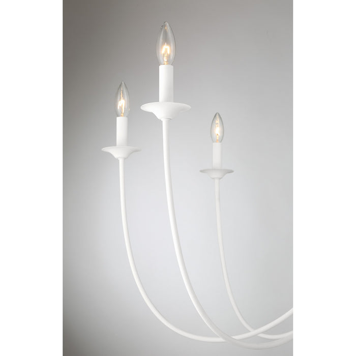 Savoy House 1-1202-8-83 Eight Light Chandelier, Bisque White